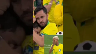 Neymar and Richarlison Are Crying After Losing Quarter Final Against Croatia..