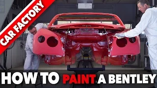 Bentley PAINT SHOP - HOW TO Paint a Luxury CAR - HOW IT'S MADE Assembly Line
