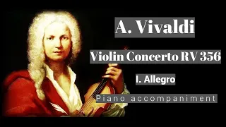 Vivaldi - Violin Concerto in A minor, RV 356 - I. Allegro - Piano Accompaniment