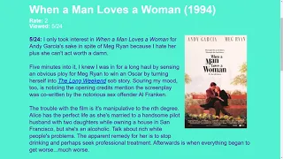 Movie Review: When a Man Loves a Woman (1994)