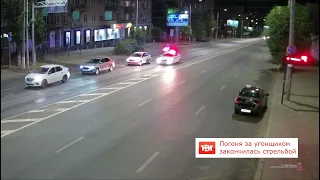 В Волгограде погоня за угонщиком такси закончилась стрельбой по колесам