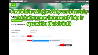 Instrukcija kaip įsijungti SEB banko “SAUGUS PIRKIMAS INTERNETU” funkciją.