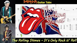 It's Only Rock N' Roll (But I Like It) - The Rolling Stones - Guitar + Bass TABS Lesson