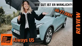 Aiways U5 im Test (2022) Wie gut ist das Elektro SUV ab 27.000€?! 🤔 Fahrbericht | Review | Laden