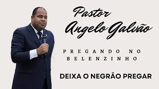 Pr. Angelo Galvão. Pregando na Sede do Belém em São Paulo.