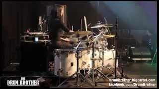 Emmanuelle Caplette - 'Frankfurt Messe Drum solo' live drum cam