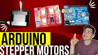 How to Control Stepper Motors with Arduino using a GRBL CNC Shield!