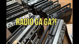 Boombox Consignment! Sony CS, Hitachi, Aiwa 955 Vintage Radio Cassette Ghetto Blasters for Repair