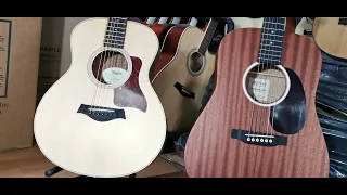 Acoustic Guitar Taylor VS Martin (GS Mini vs DJR Dreadnought Junior)