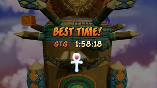 Crash Bandicoot - N. Sane Trilogy - Platinum Time Trial #8: Native Fortress - 1:58:18