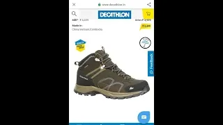 Hiking Shoes From Decathlon