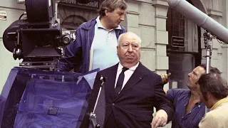 Behind the scenes on FRENZY watching the great Alfred Hitchcock in action.