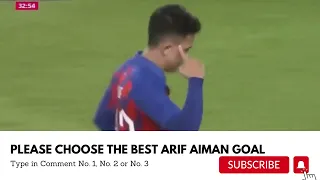 Arif Aiman's Incredible Hat-Trick in FA Cup Semi Final 2023 | JDT vs. Selangor
