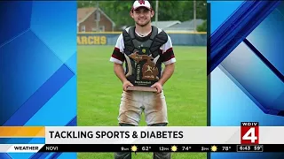 High school athlete talks sports and diabetes