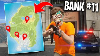 I Robbed Every Bank in GTA 5 RP..