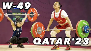Women's 49 Group A | IWF Weightlifting Championships in Qatar 2023 / OVERVIEW