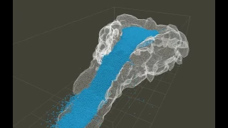 Fluid simulation with object interaction (longer version, right view)