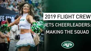 Behind the Scenes Of Cheerleader Tryouts: 2019 New York Jets Flight Crew | NFL