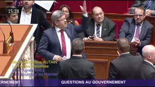 Les Insoumis très très en colère à l'Assemblée à cause de Rugy, le "serial coupeur"