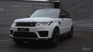 Оклейка Range Rover Sport в прозрачный матовый полиуретан!