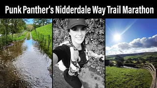 Running Punk Panther's Nidderdale Way Trail Marathon with a Knee Injury. Hilly, Muddy, Wet, Awesome!