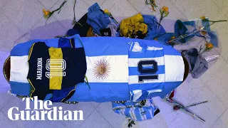 Tens of thousands of Argentinians farewell Diego Maradona