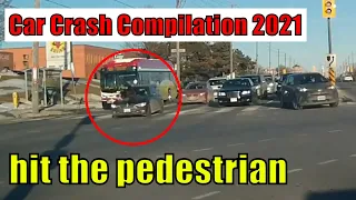 Car Crash Compilation 2021 #126 February road rage dash cam