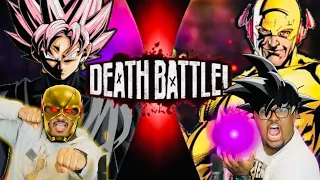 Goku Black VS Reverse-Flash (Dragon Ball VS DC) | DEATH BATTLE! | Reaction