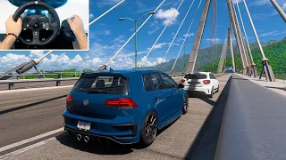 Volkswagen Golf R & Mercedes Benz A45 Amg | Forza Horizon 5 | Logitech G920 + Shifter Gameplay