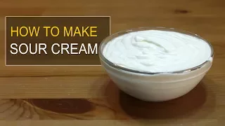 How to make Sour Cream - Easy Homemade Sour Cream Recipe