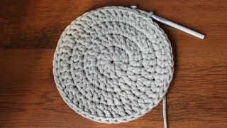 How to make SEAMLESS crochet circle