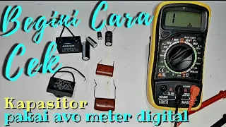 Cara Mengukur Kapasitor Dengan Multimeter Digital