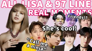 BLACKPINK LISA AND THE 97 LINE | lisa fanboys