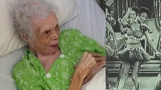 102-year-old sees footage of her dancing days for first time