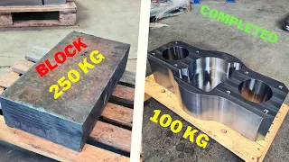 Large guide block (cnc milling)
