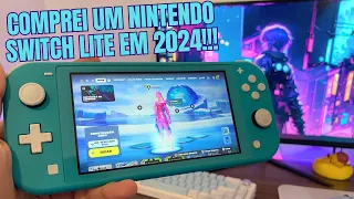 COMPREI UM NINTENDO SWITCH LITE EM 2024 - TO CURTINDO DEMAIS!!!