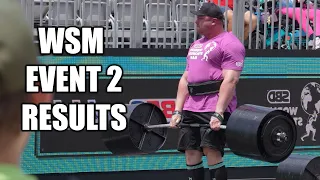 WORLD'S STRONGEST MAN | EVENT 2 RESULTS 2024