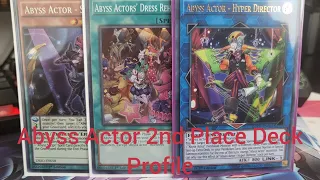 Abyss Actor 2nd Place Deck Profile March 2024