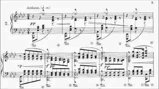 LCM Piano 2021-2024 Grade 7 List B5 Coleridge-Taylor Andante in Ab Op.71 Movt 2 Sheet Music