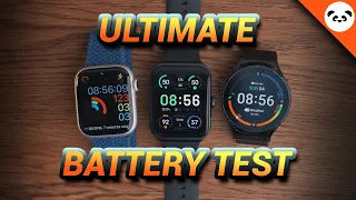 Apple Watch 8 VS OPPO Watch 3 Pro VS Samsung Watch 4 - Ultimate Battery Test