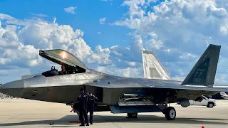 F-22 Raptor Arrival LIVE for the Orlando Air Show