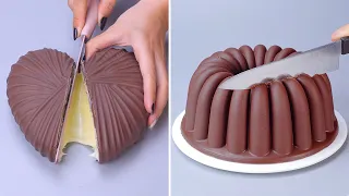 Fancy and Indulgent Chocolate Cake Decorating Ideas 🍫 So Yummy Cakes Recipes Compilation