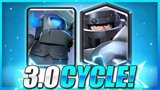 Impossible to STOP THIS!! Mega Knight + Mini Pekka Cycle in Clash Royale!!