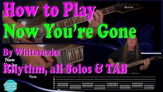 How To Play Now You're Gone On Guitar