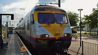 Vertrek NMBS MS80 301 van Station Eijsden