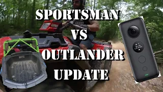 Outlander 1000r vs Sportsman XP 1000 and Wildcat XX rip w/ INSTA 360!