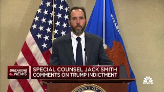 Special Counsel Jack Smith comments on Trump indictment