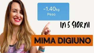 Dieta Mima Digiuno senza kit |- 2 kg in una settimana| (Con EXCEL