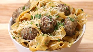 One-Pot Swedish Meatball Pasta