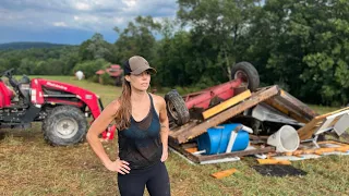 DEVASTATING STORM DESTROYS OUR FARM | 80mph Winds